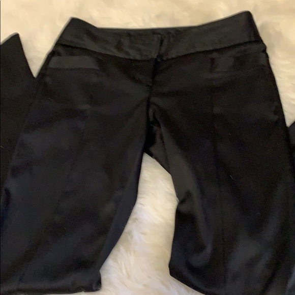 Express tuxedo satin pants. - Picture 1 of 4